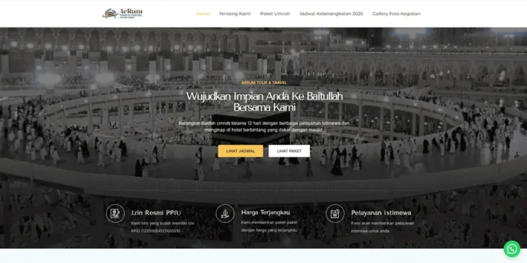 jasa pembuatan website portfolio
