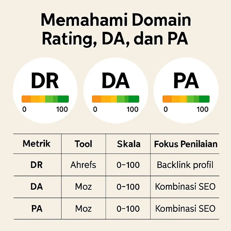 Apa Itu Domain Rating (DR)